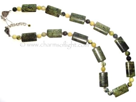 Yellow Turquoise Necklace